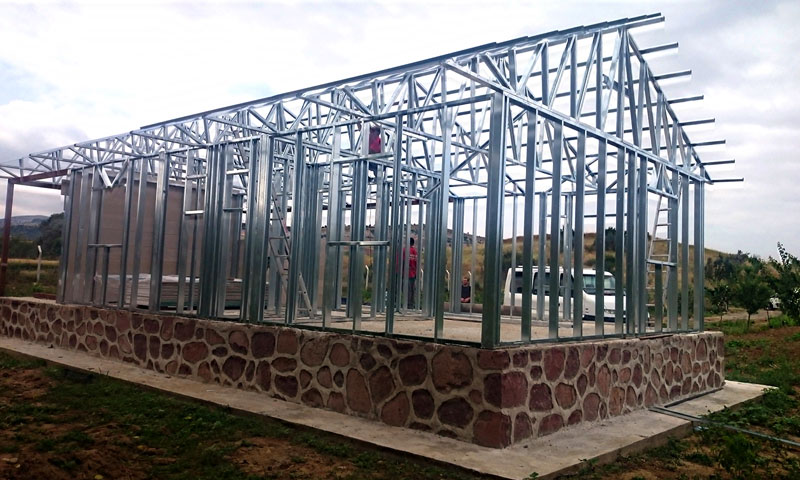 Hafif Çelik Prefabrik Ev Örneği