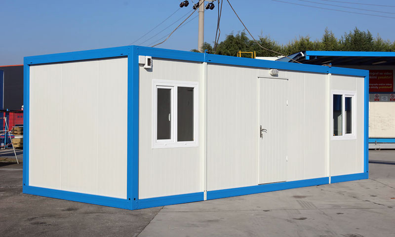 Konteynır Prefabrik Ev Örneği