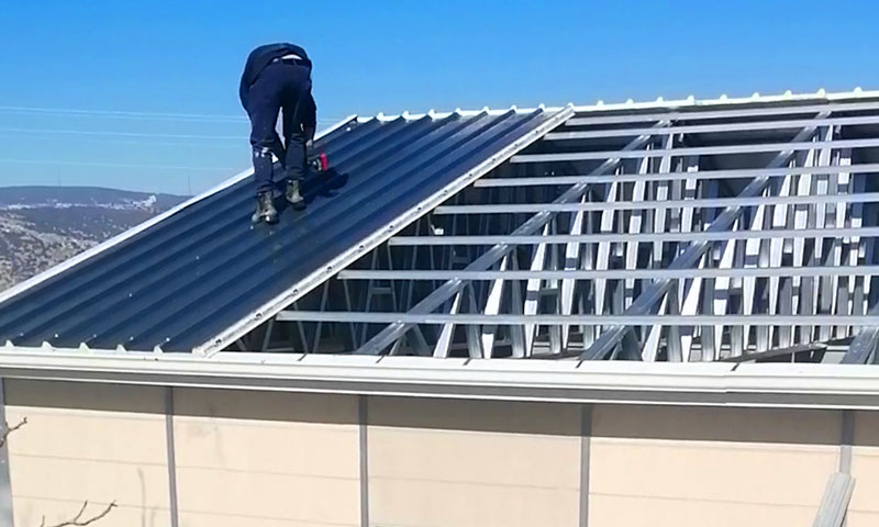 Prefabrik Ev Çatı Uygulaması